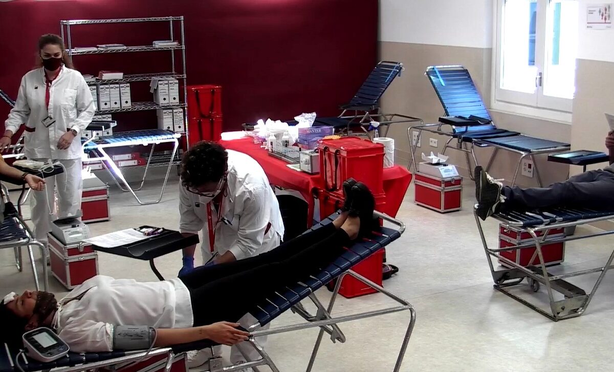 Atención al donante de sangre